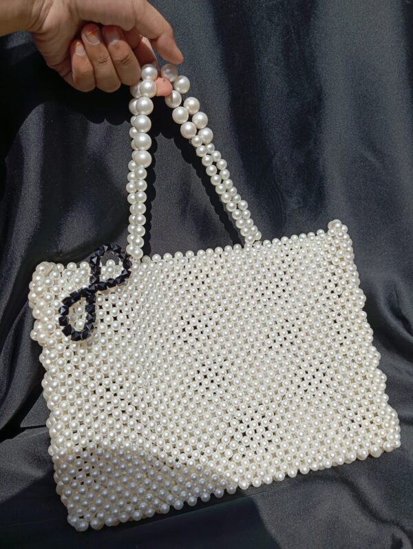 Glamour Beaded Bow Bag