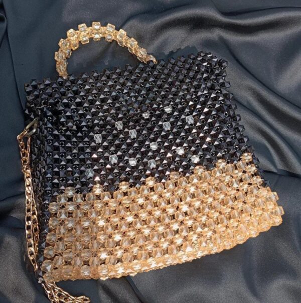 Twilight Spark Beaded Bag