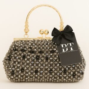 a close up of a purse
